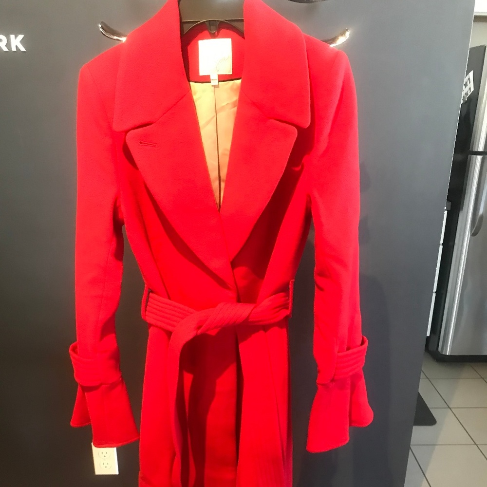 Hersilia Belted Trench Coat in Desert Rose - JOIE